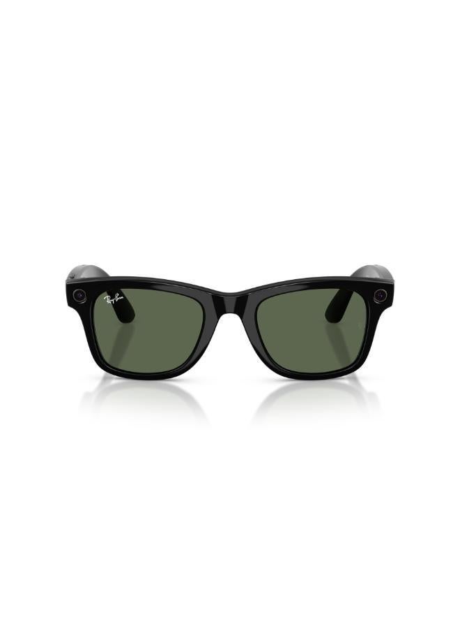 Ray-Ban Meta Wayfarer Unisex Square Sunglasses - Image 1